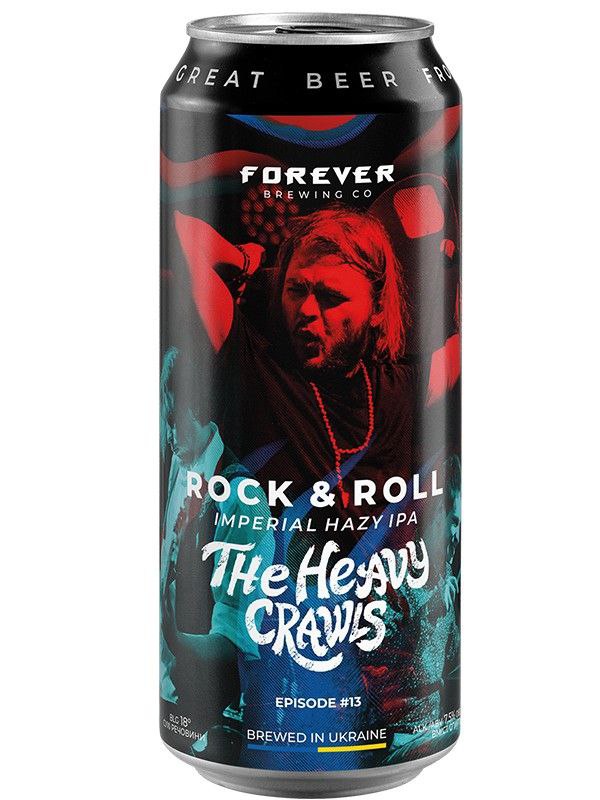 Пиво Forever Rock&Roll світле 7.5% 0.5 л з/б